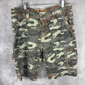Rock Revival Mens Cargo Shorts Size 36